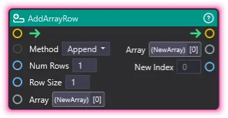 AddArrayRow