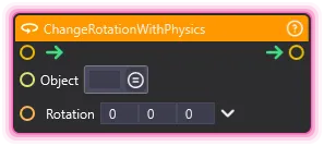 ChangeRotationWithPhysics