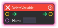 DeleteVariable