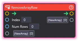 RemoveArrayRow