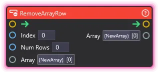 RemoveArrayRow