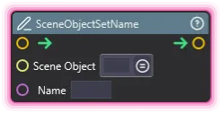 SceneObjectSetName
