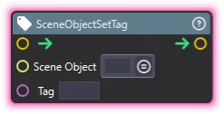 SceneObjectSetTag