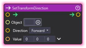 SetTransformDirection
