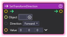 SetTransformDirection