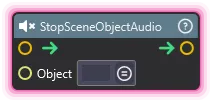StopSceneObjectAudio