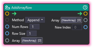 AddArrayRow