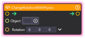 ChangeRotationWithPhysics