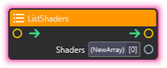 ListShaders