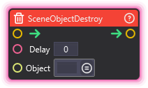SceneObjectDestroy