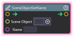 SceneObjectSetName
