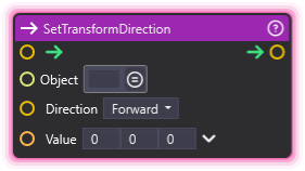 SetTransformDirection