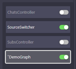 Multiple graph tabs