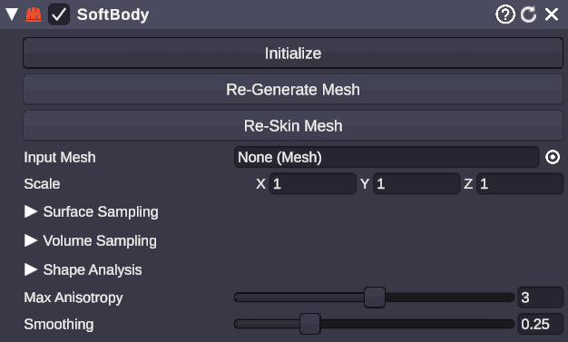 Component in expanded state