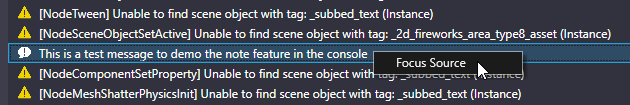 Focus Source context menu option
